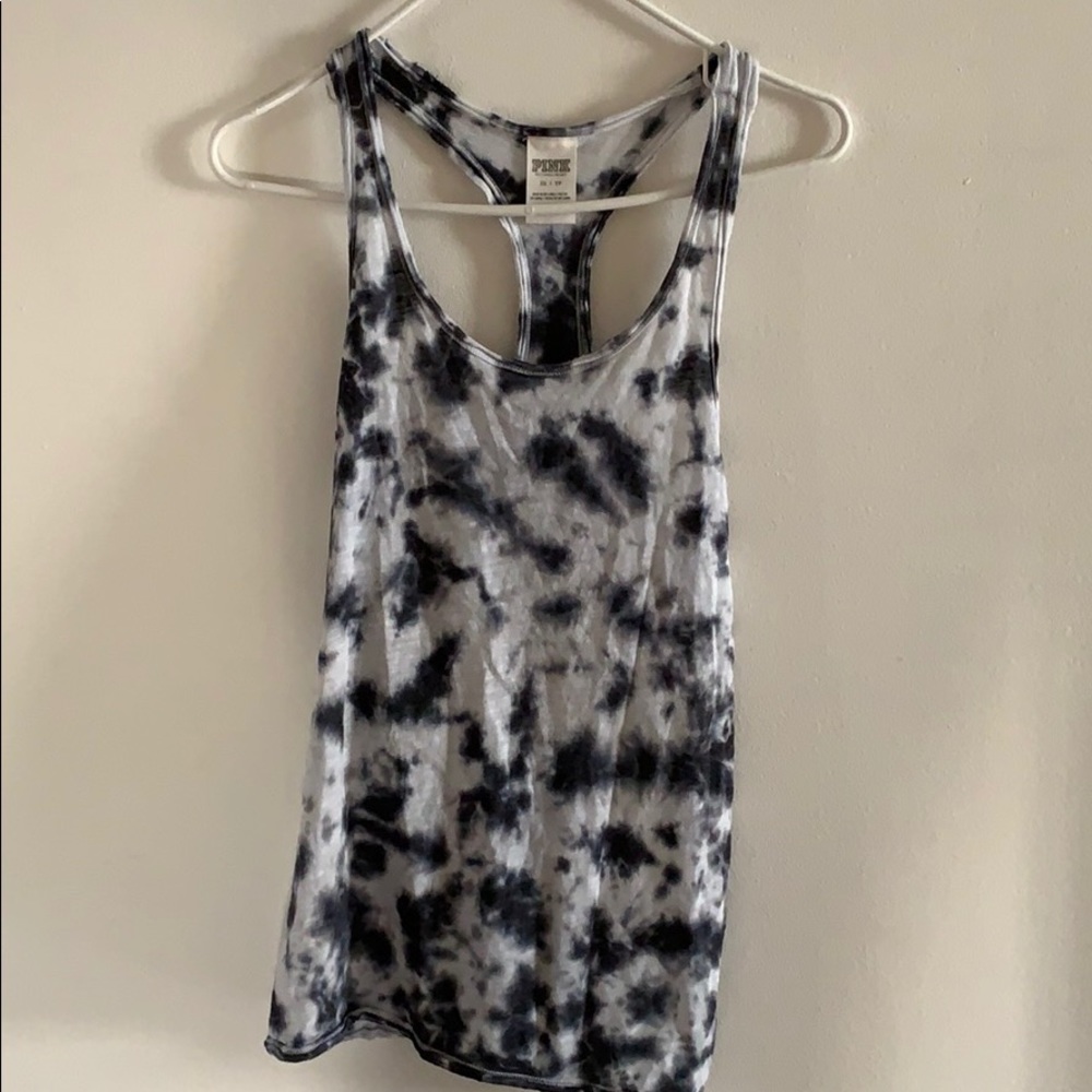 Tye-dye PINK beach tank top